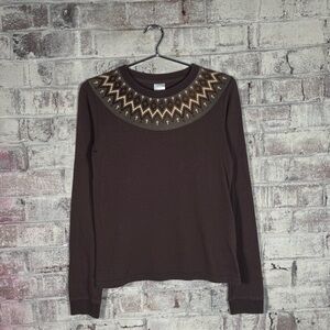 Number Nine AW02 Nowhere Man Cross Tribal Archive Faded Runway Long Sleeve Shirt